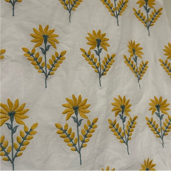 KJP Floral Yellow Sunflower Cotton Shift Dress XXL - Picture 4 of 6